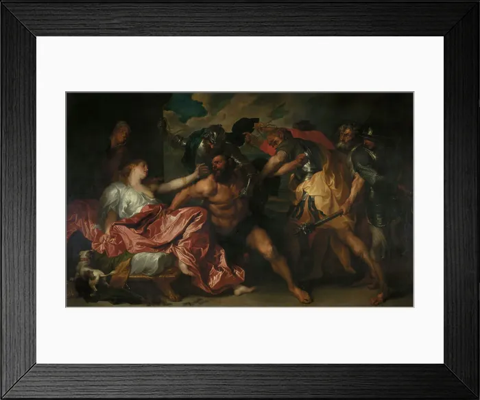 Framed Print : Samson and Delilah, c1630s. Creator: Anthony van Dyck Framed Print : Samson and Delilah, c1630s. Creator: Anthony van Dyck