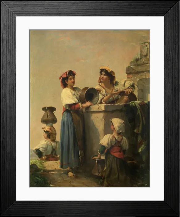 Framed Print : In Rome, mid-late 19th century. Creator: Jacques Emile Edouard Brandon Framed Print : In Rome, mid-late 19th century. Creator: Jacques Emile Edouard Brandon