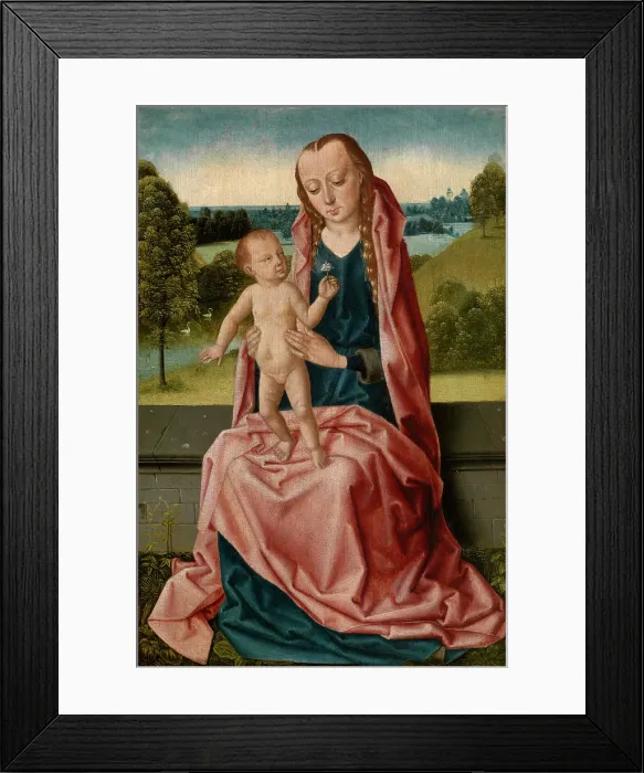 Framed Print : Madonna, 1470-1500. Creator: Dieric Bouts Framed Print : Madonna, 1470-1500. Creator: Dieric Bouts