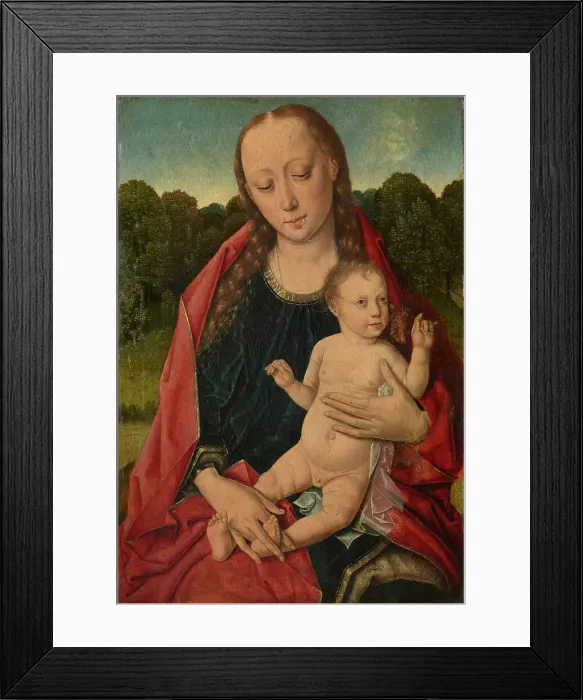 Framed Print : Madonna, mid-15th century. Creator: Dieric Bouts Framed Print : Madonna, mid-15th century. Creator: Dieric Bouts