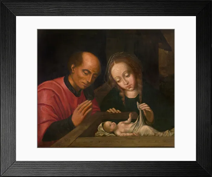 Framed Print : The Holy Family, 1599-1601. Creator: Anon Framed Print : The Holy Family, 1599-1601. Creator: Anon