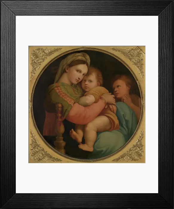 Framed Print : Madonna, c1500-1800. Creator: Anon