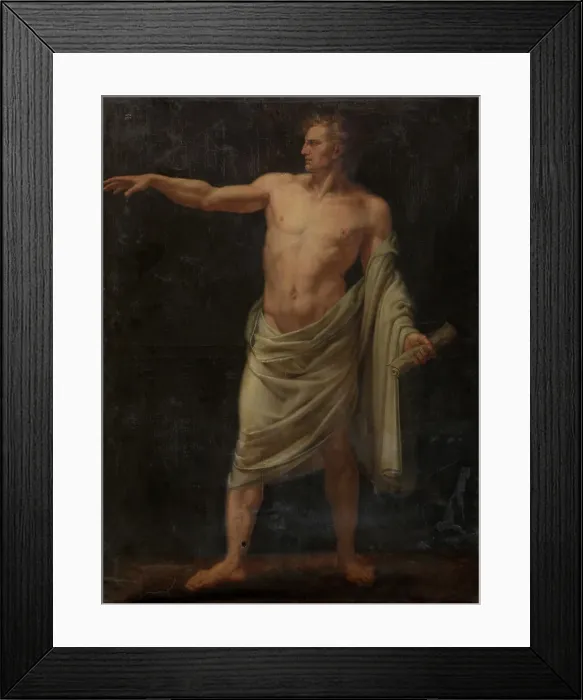 Framed Print : Roman Orator, 18th century. Creator: Anon Framed Print : Roman Orator, 18th century. Creator: Anon