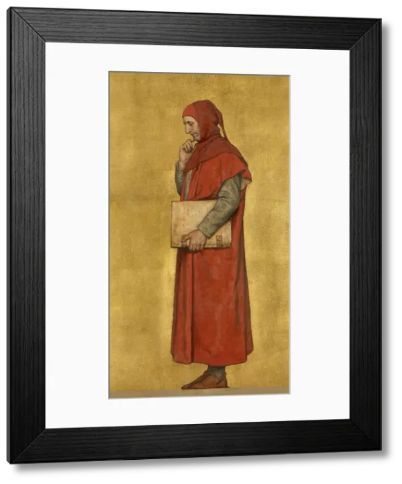 Framed Print : The Man of Letters Gillis de Wevel, 1889. Creator: Albrecht De Vriendt Framed Print : The Man of Letters Gillis de Wevel, 1889. Creator: Albrecht De Vriendt