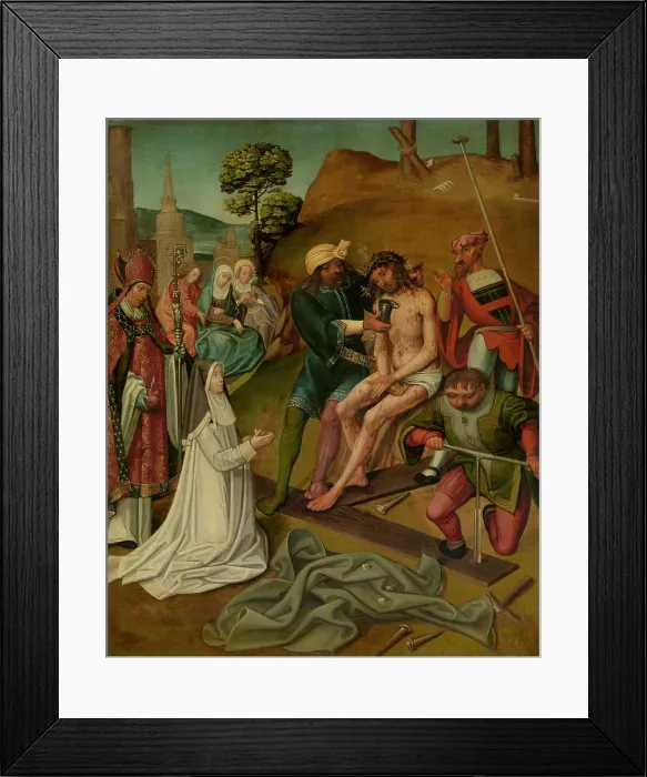 Framed Print : Before the Crucifixion, late 15th-early 16th century. Creator: Cornelius Engebrechtsz Framed Print : Before the Crucifixion, late 15th-early 16th century. Creator: Cornelius Engebrechtsz