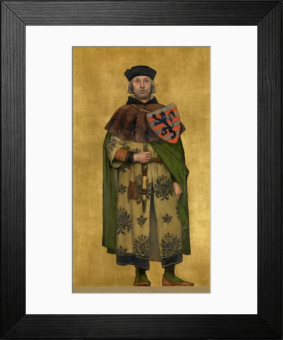 Framed Print : Jan Boonen, 1889. Creator: Albrecht De Vriendt Framed Print : Jan Boonen, 1889. Creator: Albrecht De Vriendt