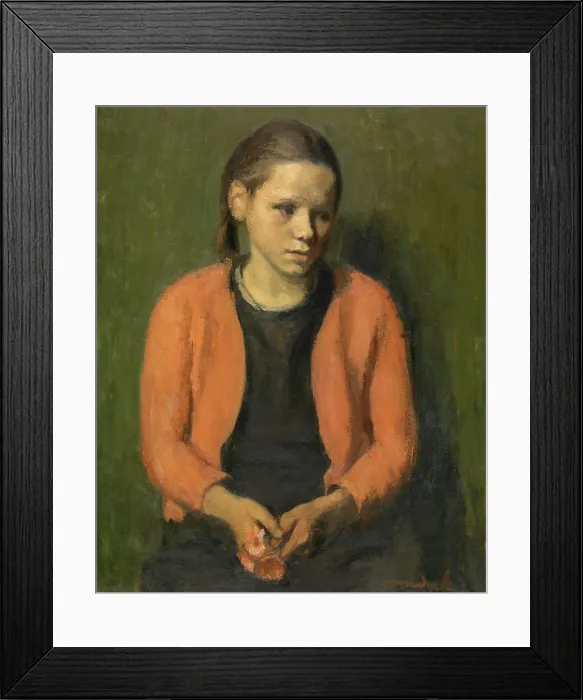 Framed Print : Girl from the Kempen, 1940s? Creator: Albert Van Dyck Framed Print : Girl from the Kempen, 1940s? Creator: Albert Van Dyck