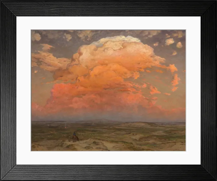 Framed Print : The Cloud, late 19th-early 20th century. Creator: Adrien Demont Framed Print : The Cloud, late 19th-early 20th century. Creator: Adrien Demont