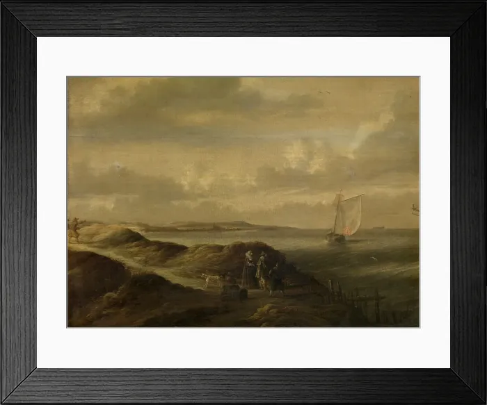 Framed Print : Seascape, mid-17th century. Creator: Bonaventura Peeters I Framed Print : Seascape, mid-17th century. Creator: Bonaventura Peeters I