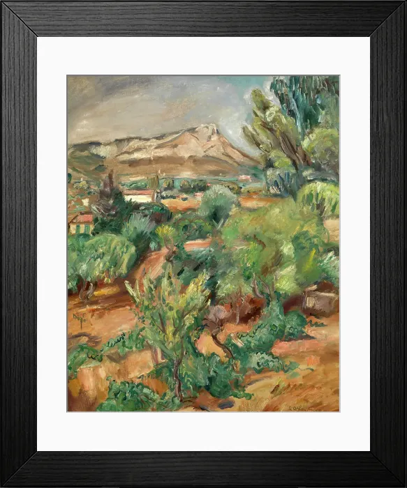 Framed Print : The Mountain Coudon Seen from Cap Brun, c1900-1949. Creator: Othon Friesz Framed Print : The Mountain Coudon Seen from Cap Brun, c1900-1949. Creator: Othon Friesz