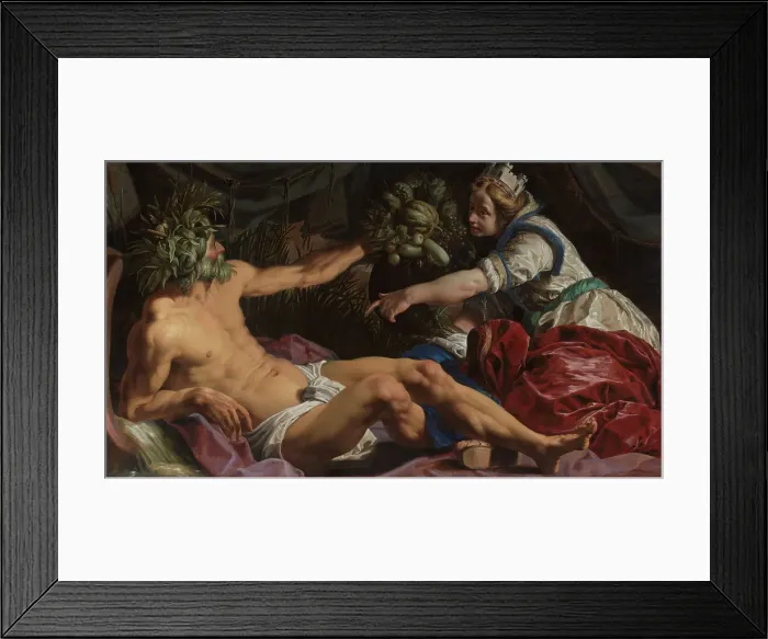 Framed Print : Scaldis and Antverpia, 1609. Creator: Abraham Janssens Framed Print : Scaldis and Antverpia, 1609. Creator: Abraham Janssens