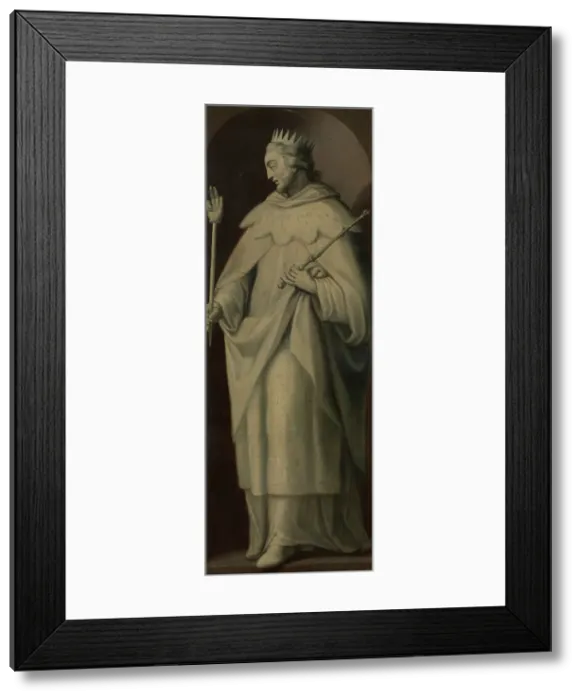 Framed Print : Saint Louis IX, King of France, late 16th century. Creator: Abraham de Rijcke Framed Print : Saint Louis IX, King of France, late 16th century. Creator: Abraham de Rijcke