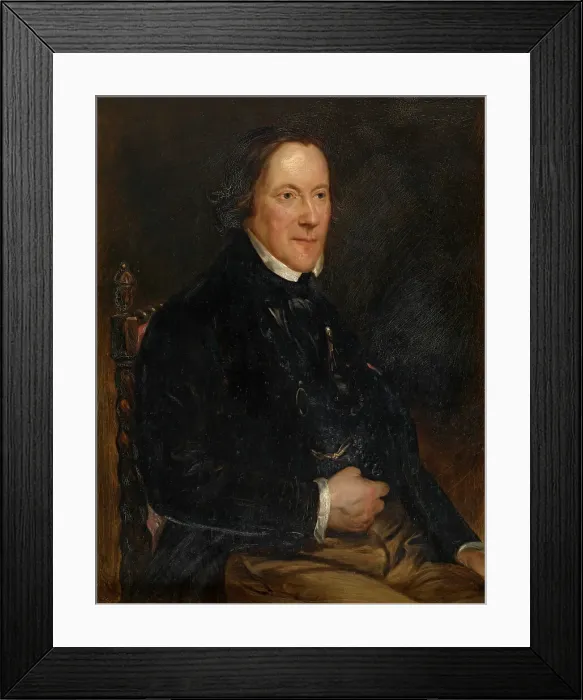 Framed Print : Constant van den Nest, Secretary of the Royal Academy of Fine Arts Antwerp, mid-19th century. Creator: Antoine Joseph Wiertz Framed Print : Constant van den Nest, Secretary of the Royal Academy of Fine Arts Antwerp, mid-19th century. Creator: Antoine Joseph Wiertz
