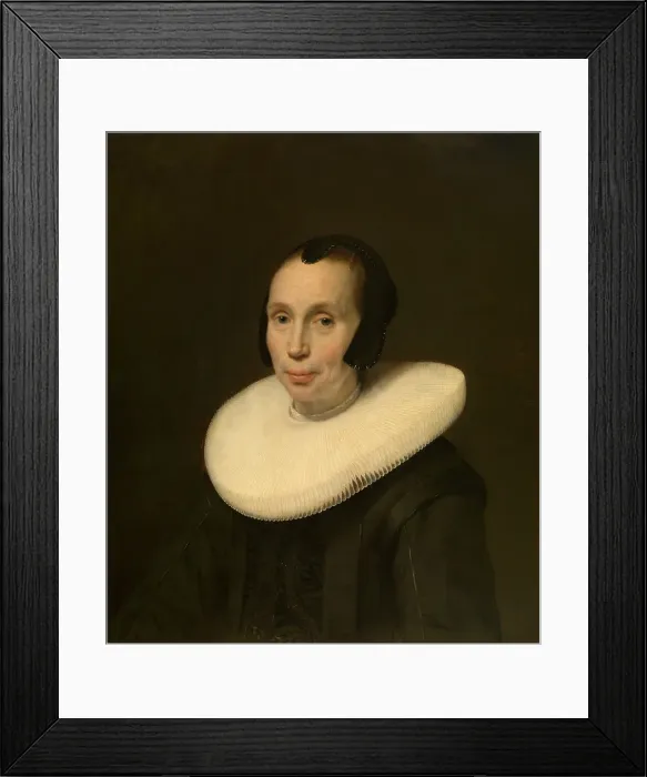 Framed Print : Portrait of a Woman, 17th century. Creator: Abraham de Vries Framed Print : Portrait of a Woman, 17th century. Creator: Abraham de Vries