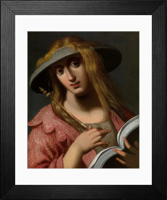 Framed Print : Sibyl, late 16th-early 17th century. Creator: Abraham Janssens Framed Print : Sibyl, late 16th-early 17th century. Creator: Abraham Janssens