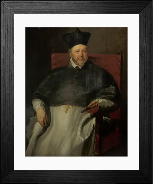 Framed Print : Joannes Malderus, Bishop of Antwerp, c1620s. Creator: Anthony van Dyck Framed Print : Joannes Malderus, Bishop of Antwerp, c1620s. Creator: Anthony van Dyck
