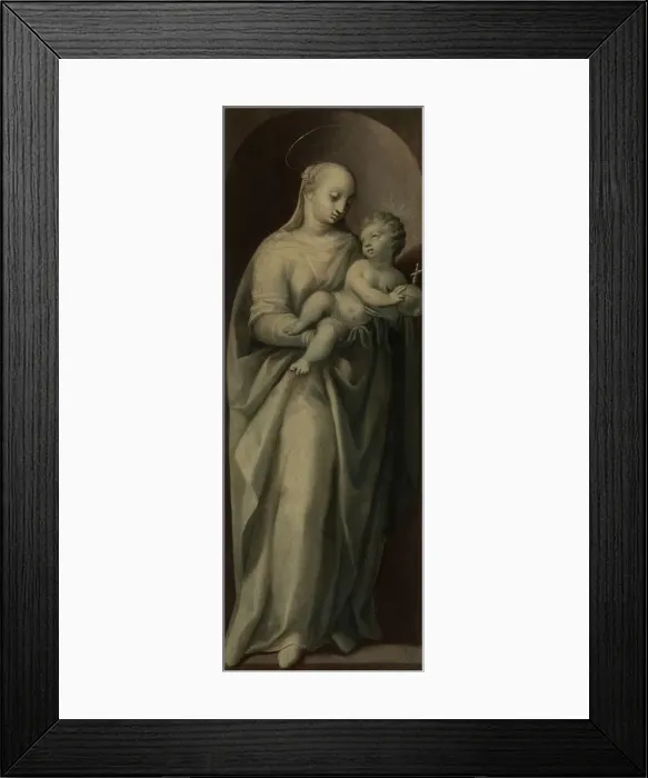 Framed Print : Madonna and Child, late 16th century. Creator: Abraham de Rijcke Framed Print : Madonna and Child, late 16th century. Creator: Abraham de Rijcke