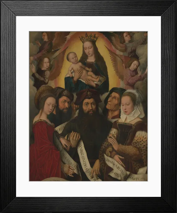 Framed Print : Deipara Virgo, 1530. Creator: Ambrosius Benson Framed Print : Deipara Virgo, 1530. Creator: Ambrosius Benson