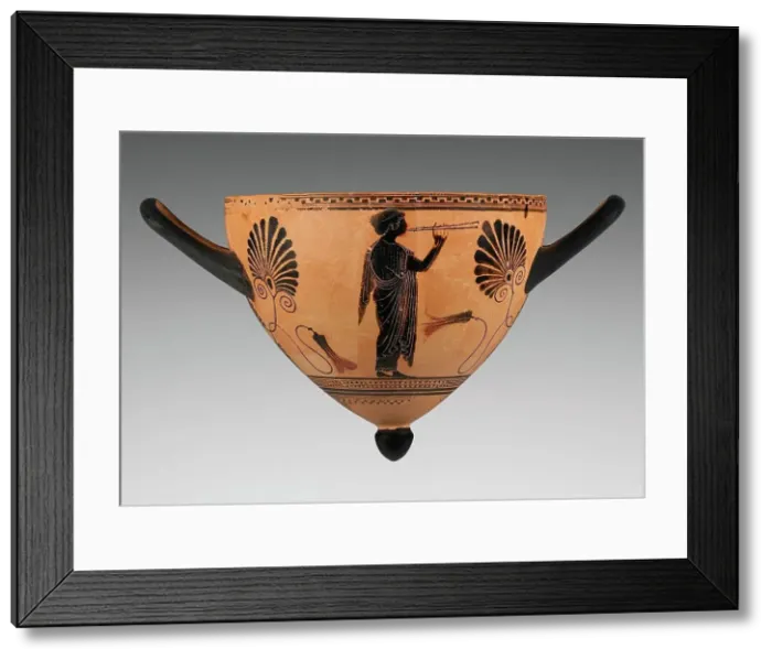 Framed Print : Attic Black-Figure Mastos, 520-500 BC. Creator: Psiax Framed Print : Attic Black-Figure Mastos, 520-500 BC. Creator: Psiax