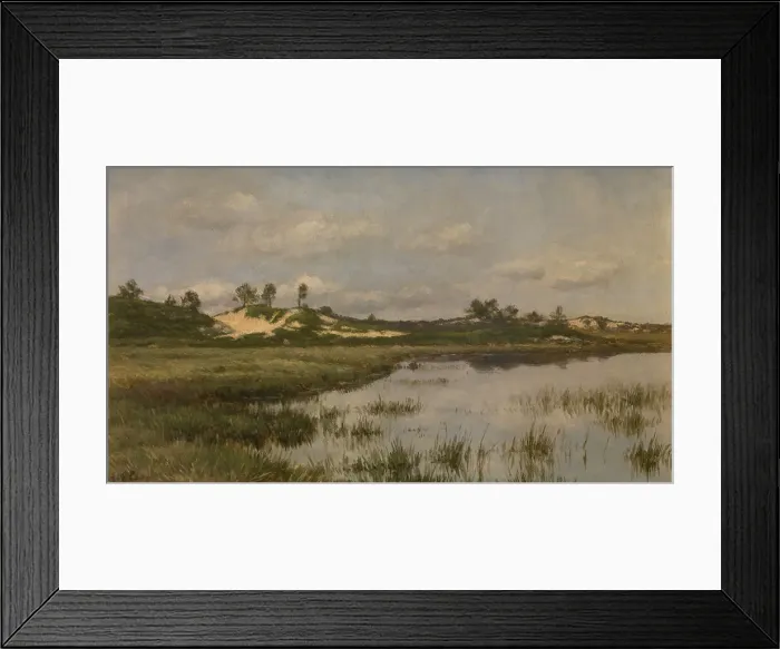 Framed Print : Marsh in the Heath, late 19th-early 20th century. Creator: Alfred Elsen Framed Print : Marsh in the Heath, late 19th-early 20th century. Creator: Alfred Elsen