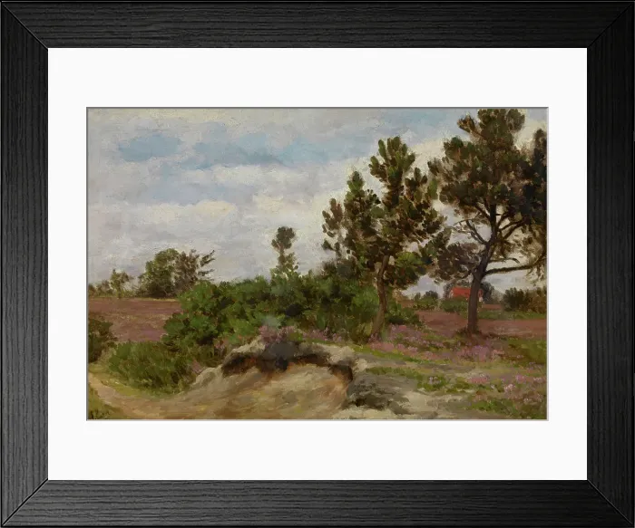 Framed Print : A Dune Landscape, late 19th-early 20th century. Creator: Alfred Elsen Framed Print : A Dune Landscape, late 19th-early 20th century. Creator: Alfred Elsen
