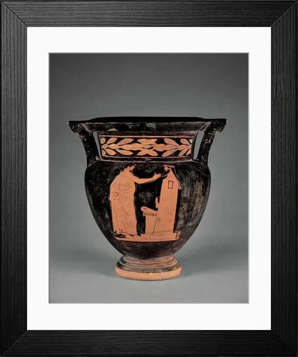 Framed Print : Attic Red-Figure Column Krater, about 470 BC. Creator: Harrow Painter Framed Print : Attic Red-Figure Column Krater, about 470 BC. Creator: Harrow Painter