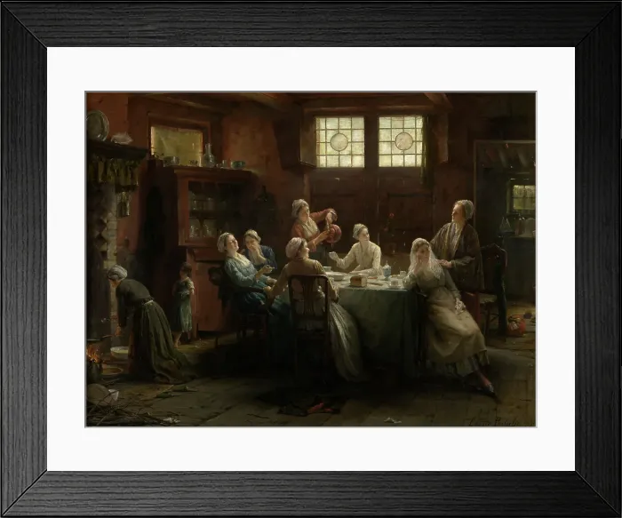 Framed Print : A Bit of Teasing, 1891. Creator: Edward Antoon Portielje Framed Print : A Bit of Teasing, 1891. Creator: Edward Antoon Portielje