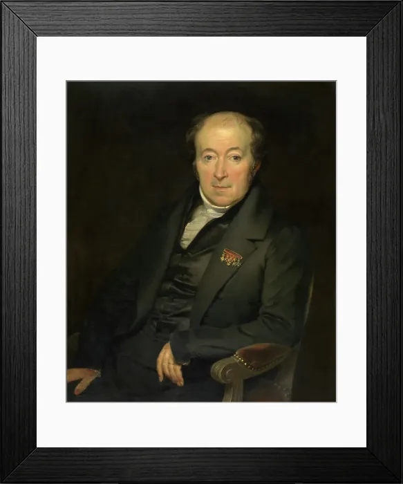 Framed Print : The Painter Mattheus Ignatius van Bree, 1849. Creator: Antoon Van Ijsendijck Framed Print : The Painter Mattheus Ignatius van Bree, 1849. Creator: Antoon Van Ijsendijck