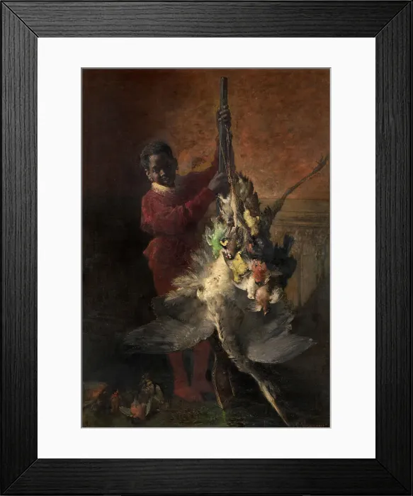Framed Print : Hunting Trophy, mid-late 19th century. Creator: Charles Monginot Framed Print : Hunting Trophy, mid-late 19th century. Creator: Charles Monginot