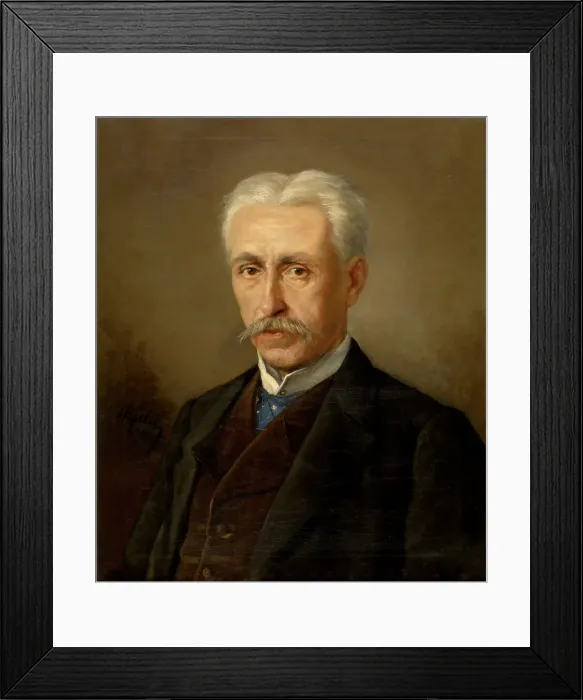 Framed Print : Mr Meyer, Father of Mrs Van Soom, 1884. Creator: Charles Francois Felu Framed Print : Mr Meyer, Father of Mrs Van Soom, 1884. Creator: Charles Francois Felu