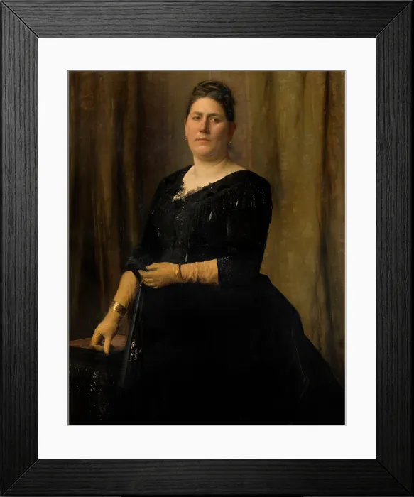 Framed Print : Madame Spee, 1890. Creator: Edouard De Jans Framed Print : Madame Spee, 1890. Creator: Edouard De Jans