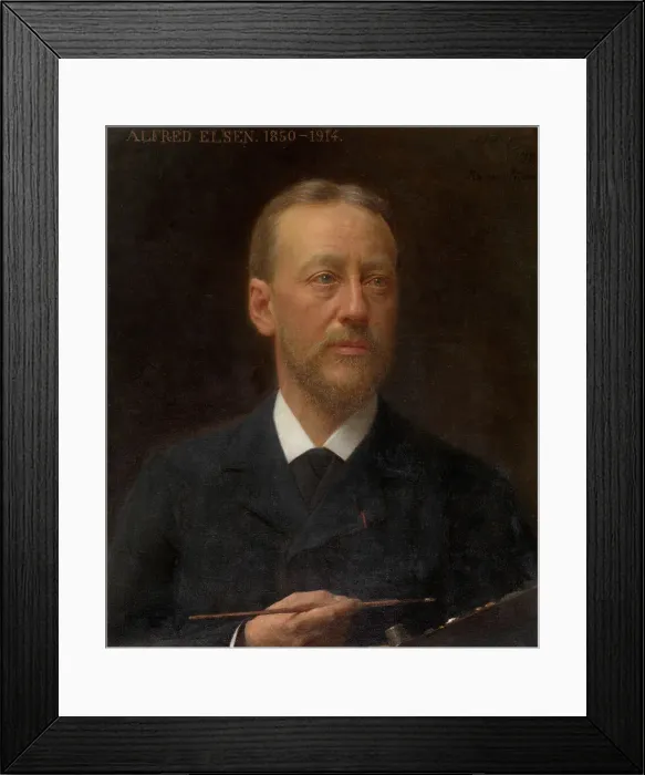 Framed Print : The Painter Alfred Elsen, 1915. Creator: Edouard De Jans Framed Print : The Painter Alfred Elsen, 1915. Creator: Edouard De Jans