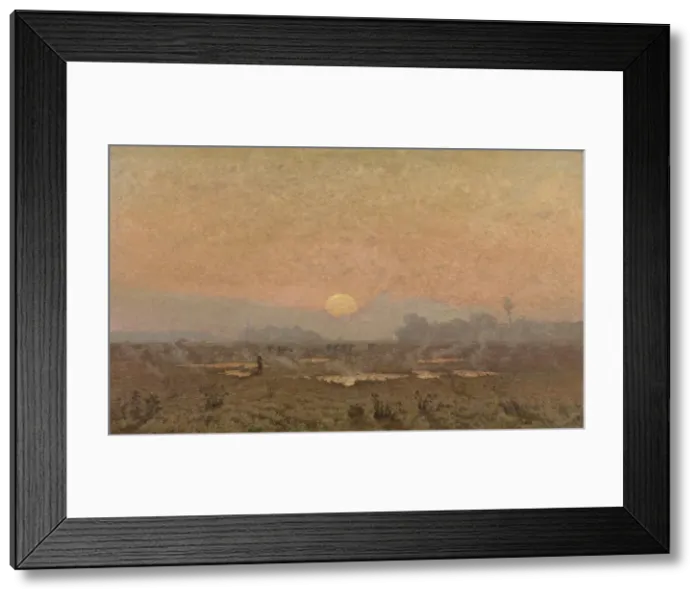 Framed Print : The Heath, late 19th-early 20t century? Creator: Alphonse Asselbergs Framed Print : The Heath, late 19th-early 20t century? Creator: Alphonse Asselbergs