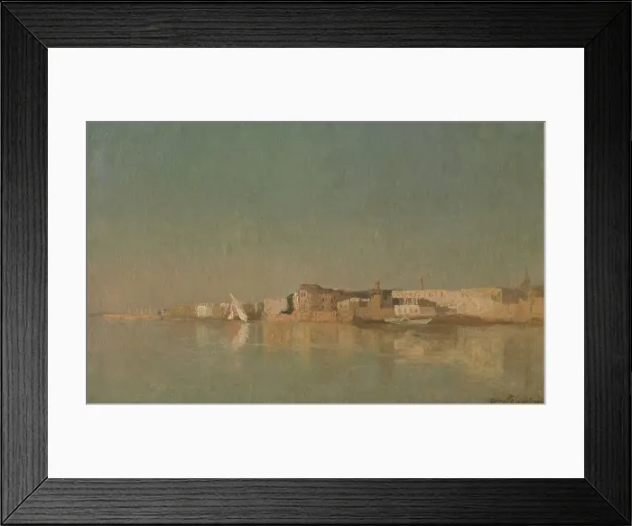 Framed Print : A View of Cairo, late 19th-early 20th century. Creator: Camille Wauters Framed Print : A View of Cairo, late 19th-early 20th century. Creator: Camille Wauters