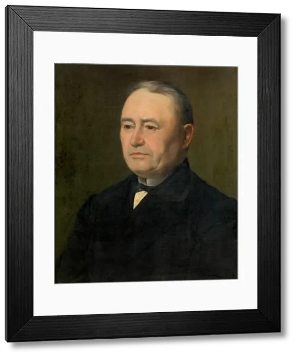 Framed Print : Portrait of a Man, 1887. Creator: Karel Boom Framed Print : Portrait of a Man, 1887. Creator: Karel Boom