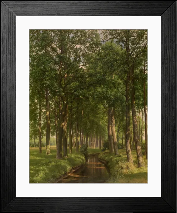 Framed Print : Wood Bathing in Sunshine, late 19th-early 20th century. Creator: Alfred Elsen Framed Print : Wood Bathing in Sunshine, late 19th-early 20th century. Creator: Alfred Elsen