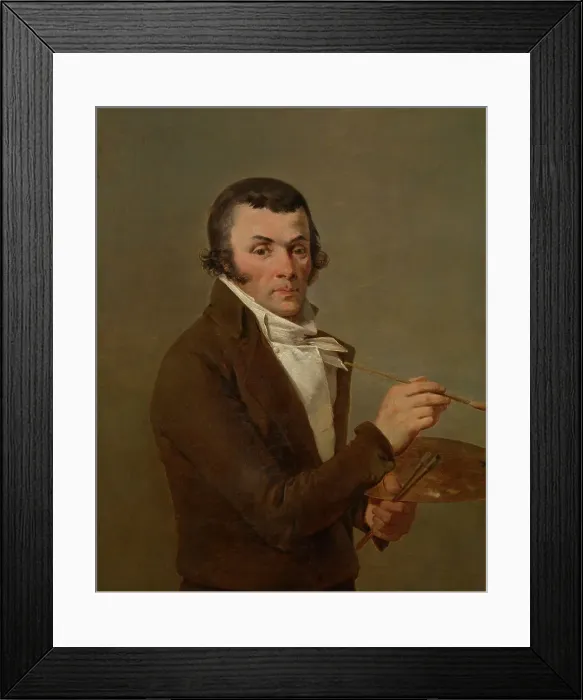 Framed Print : The Painter Jan Baptist Berre, late 18th-early 19th century. Creator: Balthasar Paul Ommeganck Framed Print : The Painter Jan Baptist Berre, late 18th-early 19th century. Creator: Balthasar Paul Ommeganck