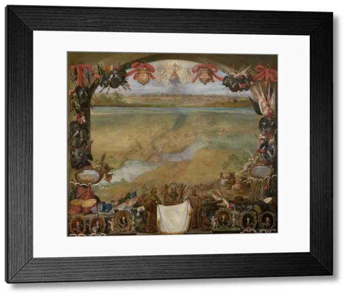 Framed Print : The City of Valenciennes, 1656. Creator: David Teniers II Framed Print : The City of Valenciennes, 1656. Creator: David Teniers II