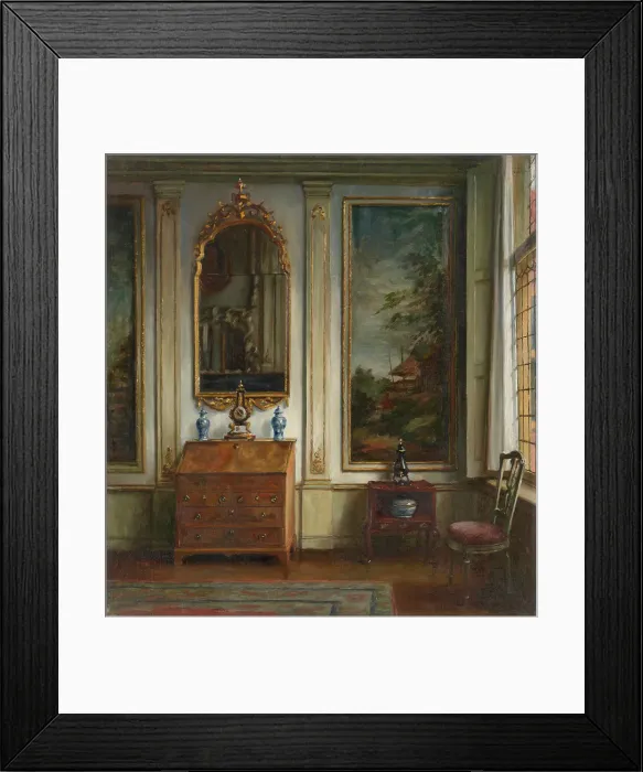 Framed Print : Interior of the Frans Hals Museum, late 19th-early 20th century. Creator: Dolf Vanroy Framed Print : Interior of the Frans Hals Museum, late 19th-early 20th century. Creator: Dolf Vanroy
