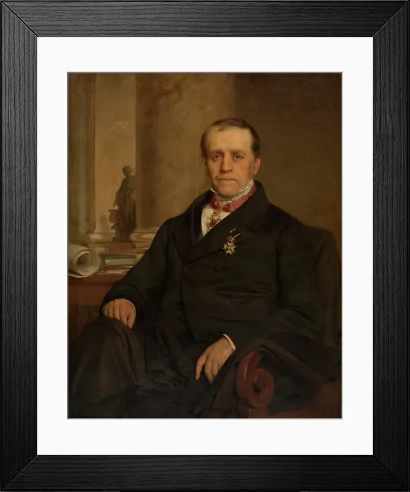 Framed Print : The Architect Tieleman Franciscus Suys, 1860. Creator: Alexandre Nestor Nicolas Robert Framed Print : The Architect Tieleman Franciscus Suys, 1860. Creator: Alexandre Nestor Nicolas Robert