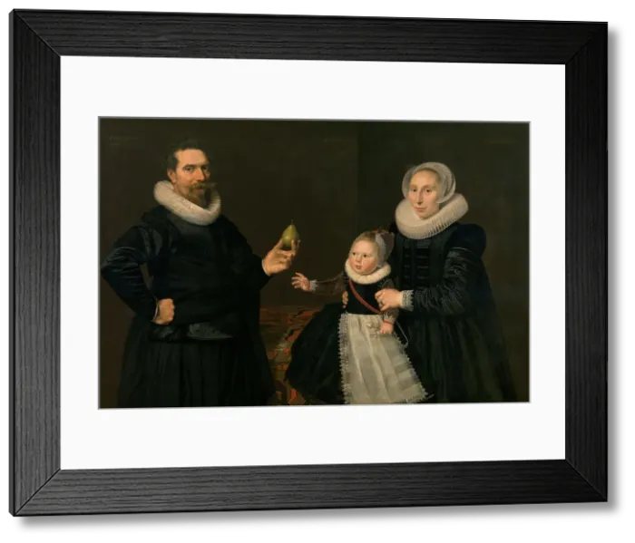 Framed Print : Portrait of a Family, 1620. Creator: Cornelis Pietersz. van der Voort Framed Print : Portrait of a Family, 1620. Creator: Cornelis Pietersz. van der Voort