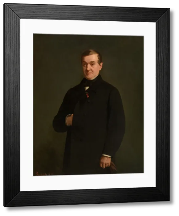Framed Print : The Painter Jean Baptiste Madou, 1862. Creator: Alexandre Nestor Nicolas Robert Framed Print : The Painter Jean Baptiste Madou, 1862. Creator: Alexandre Nestor Nicolas Robert