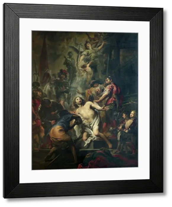 Framed Print : The Beheading of Saint George, 1643. Creator: Cornelis Schut I Framed Print : The Beheading of Saint George, 1643. Creator: Cornelis Schut I