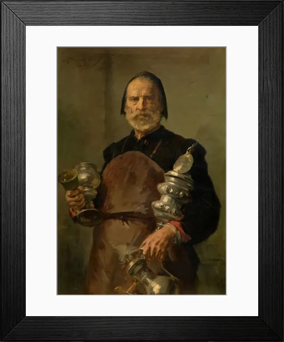 Framed Print : Seventeenth Century Tinsmith, 1884. Creator: Alexandre Pierre Jacques Markelbach Framed Print : Seventeenth Century Tinsmith, 1884. Creator: Alexandre Pierre Jacques Markelbach