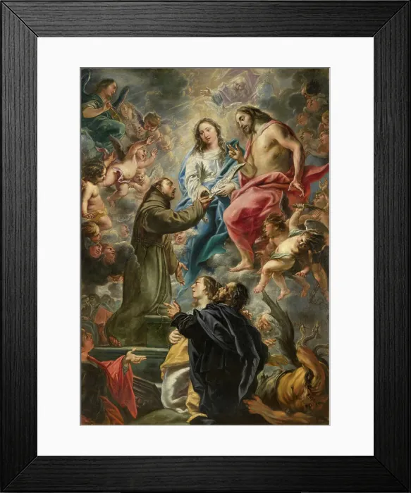 Framed Print : Portiuncula, 1649. Creator: Cornelis Schut I Framed Print : Portiuncula, 1649. Creator: Cornelis Schut I