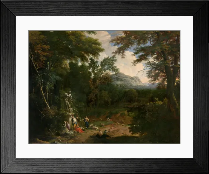 Framed Print : Landscape, late 17th-early 19th century. Creator: Cornelis Huysmans Framed Print : Landscape, late 17th-early 19th century. Creator: Cornelis Huysmans