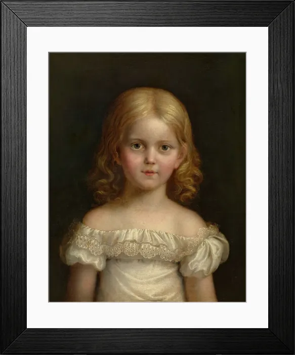 Framed Print : Emma Lejeune, early 19th century. Creator: Cornelis Groenendael Framed Print : Emma Lejeune, early 19th century. Creator: Cornelis Groenendael