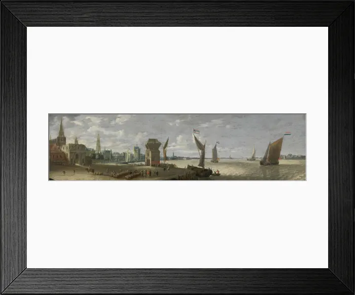 Framed Print : The Antwerp Shipyard, 1650. Creator: Bonaventura Peeters I Framed Print : The Antwerp Shipyard, 1650. Creator: Bonaventura Peeters I