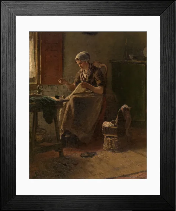 Framed Print : Interior, late 19th-early 20th century. Creator: Bernardus Johannes Blommers Framed Print : Interior, late 19th-early 20th century. Creator: Bernardus Johannes Blommers