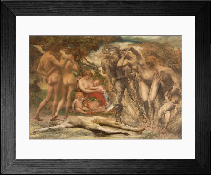 Framed Print : The Harvest, c1900s. Creator: Auguste Leveque Framed Print : The Harvest, c1900s. Creator: Auguste Leveque